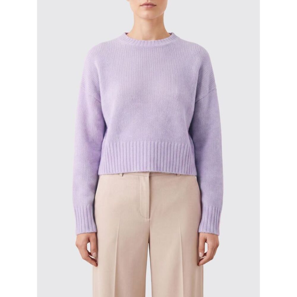 Kujten Women Kujten 100% Cashmere Crewneck Jumper With Dropped Shoulders